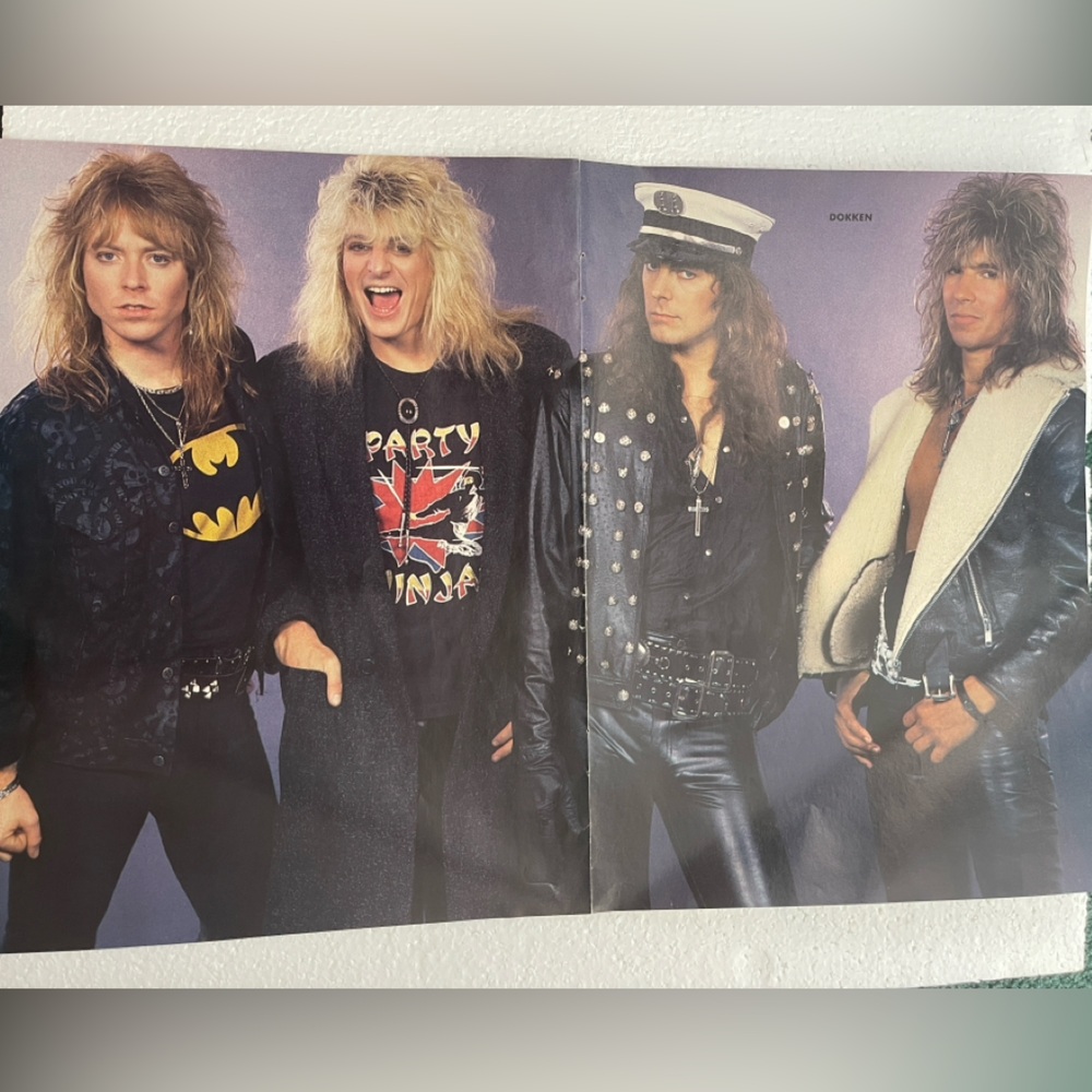 Dokken center fold pinup